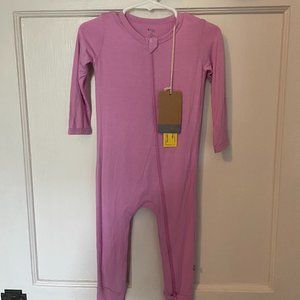 KYTE Baby Zippered Romper in Bubblegum 2T NWT
